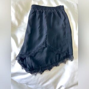 Jack black lace trim shorts. Size large. Lightweight. Dress up or down.
